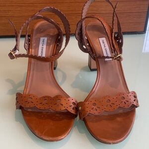 Tabitha Simmons Tan Heeled Sandals